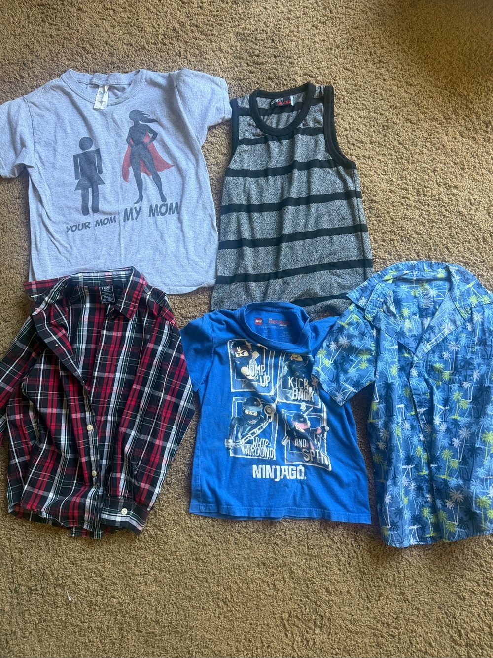 T shirt for boys bundle size s to 6/7